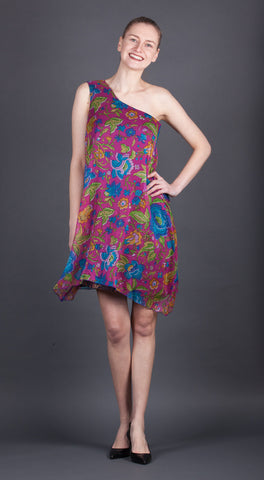 Burgundy Sleeveless Dress